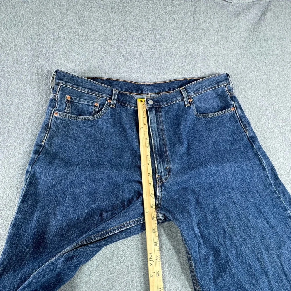 Levi 550 Jeans Mens 44x29 Medium Blue‎ Loose Pants Zip Straight Leg